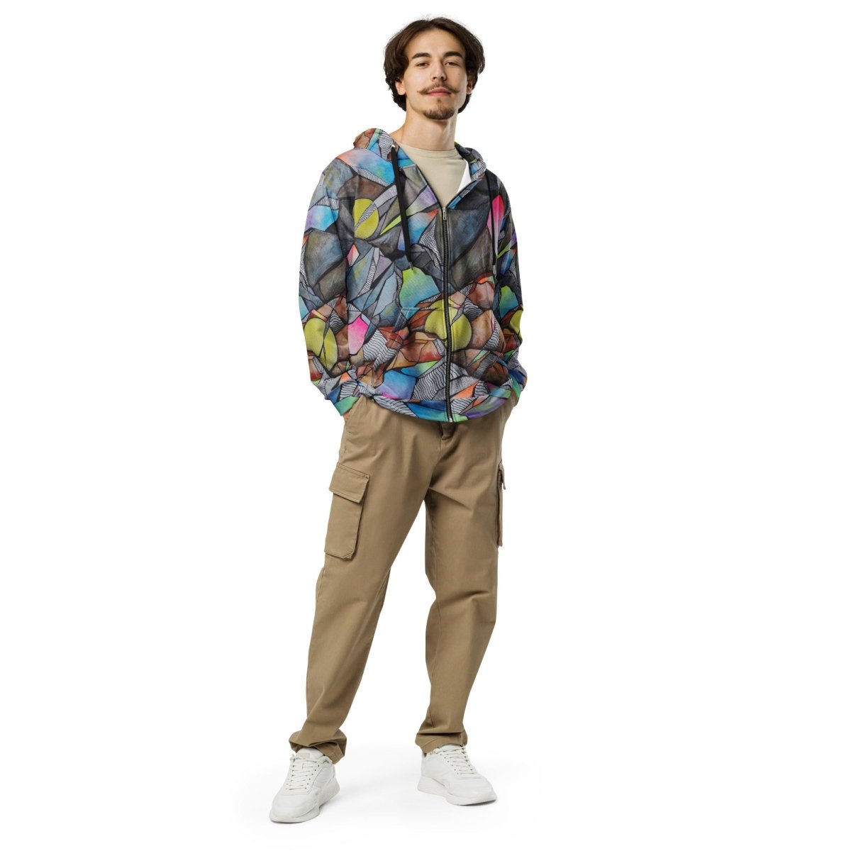 3moon zip hoodie - cotovart