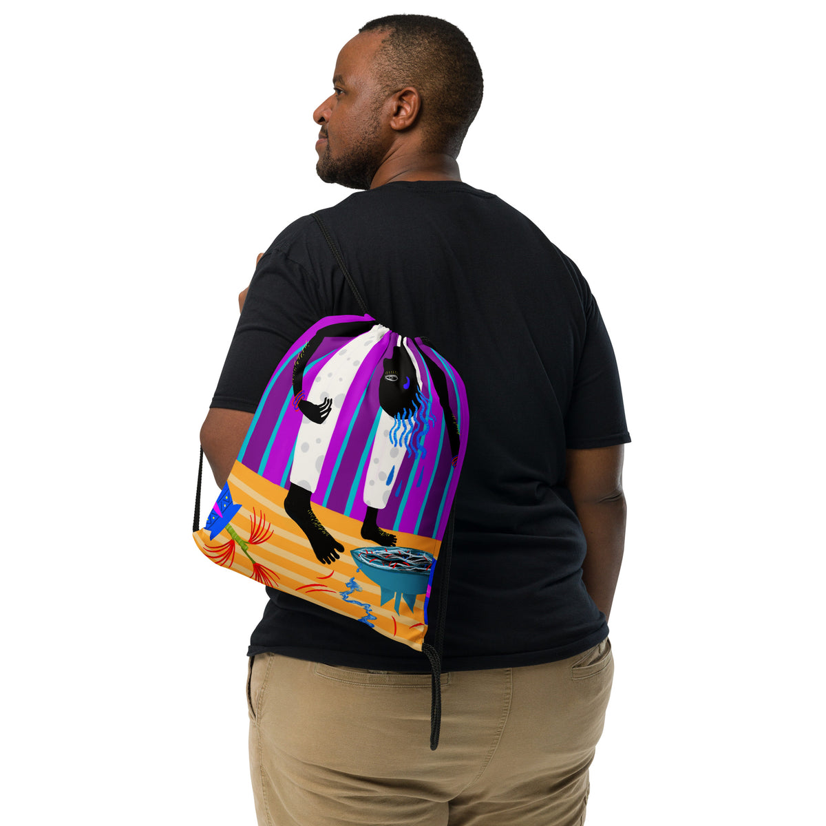 Hair Drawstring bag