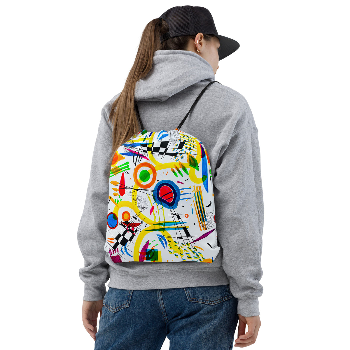 Kitchen rain Drawstring bag