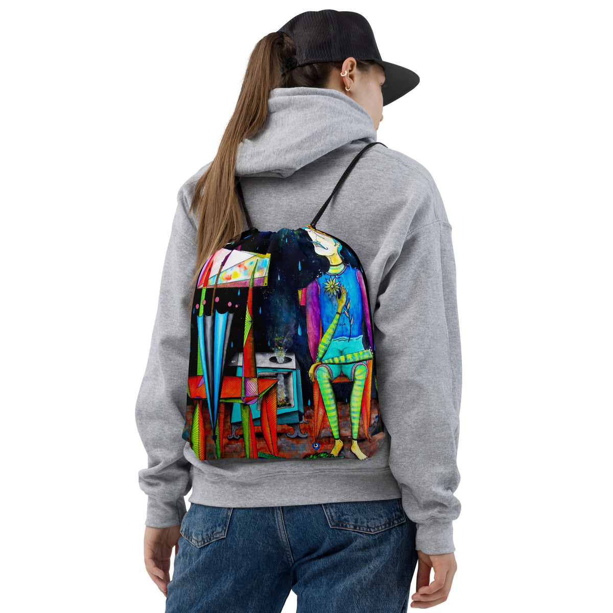 Hope Drawstring bag