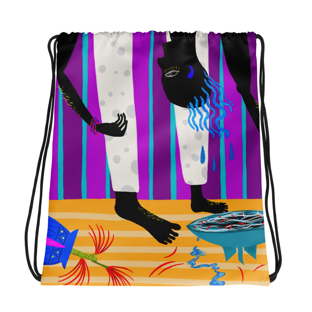 Hair Drawstring bag