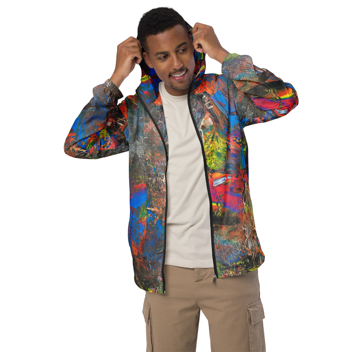 Neon windbreaker