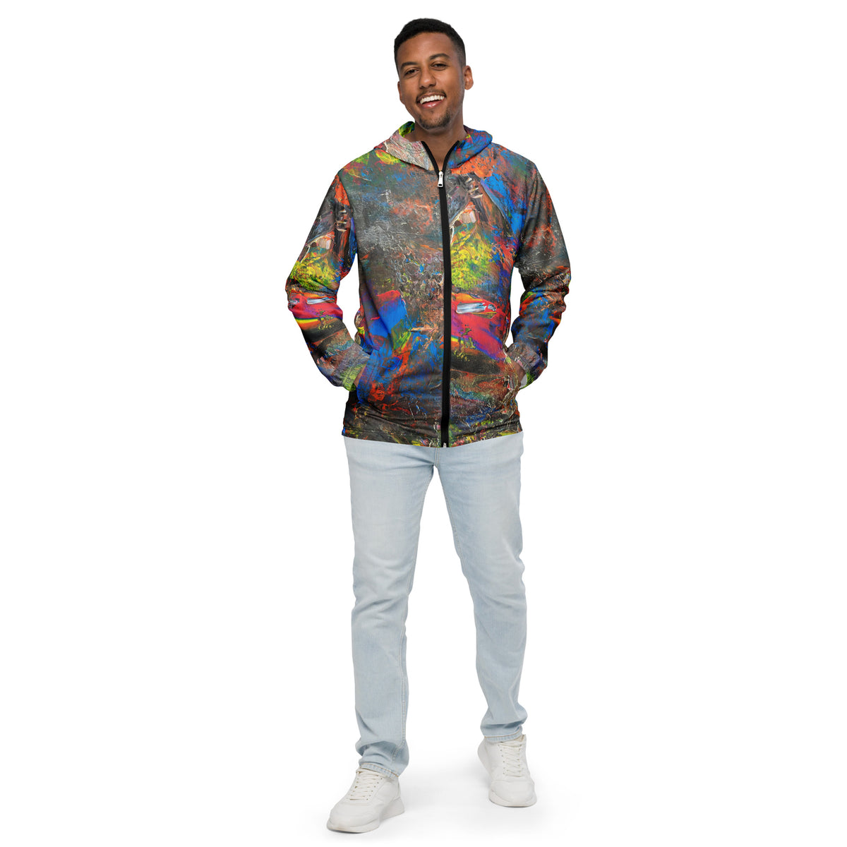 Neon windbreaker