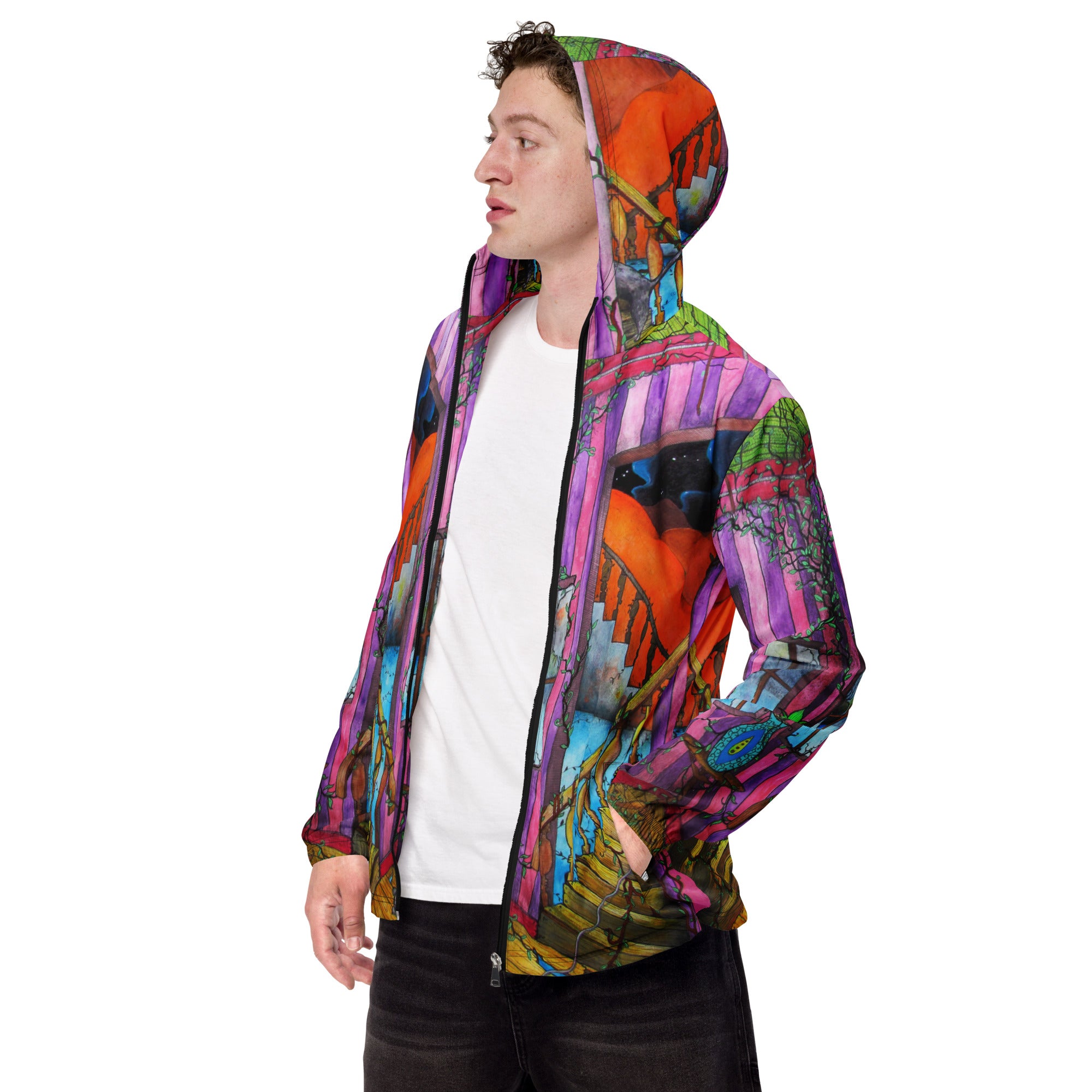 The stairs windbreaker