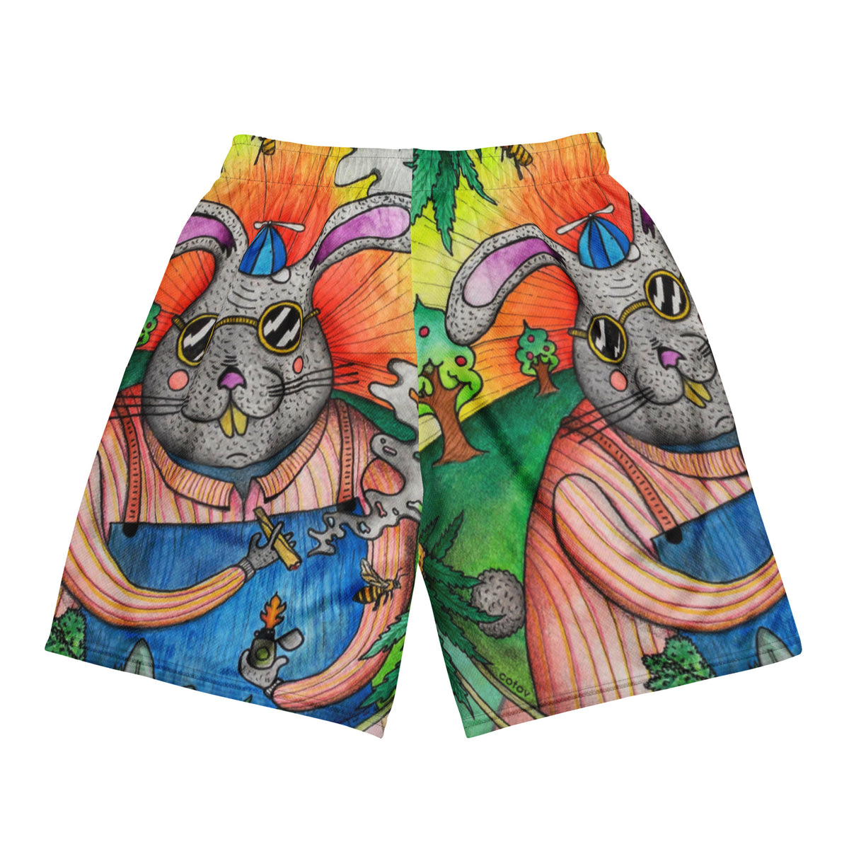 Rabbit mesh shorts
