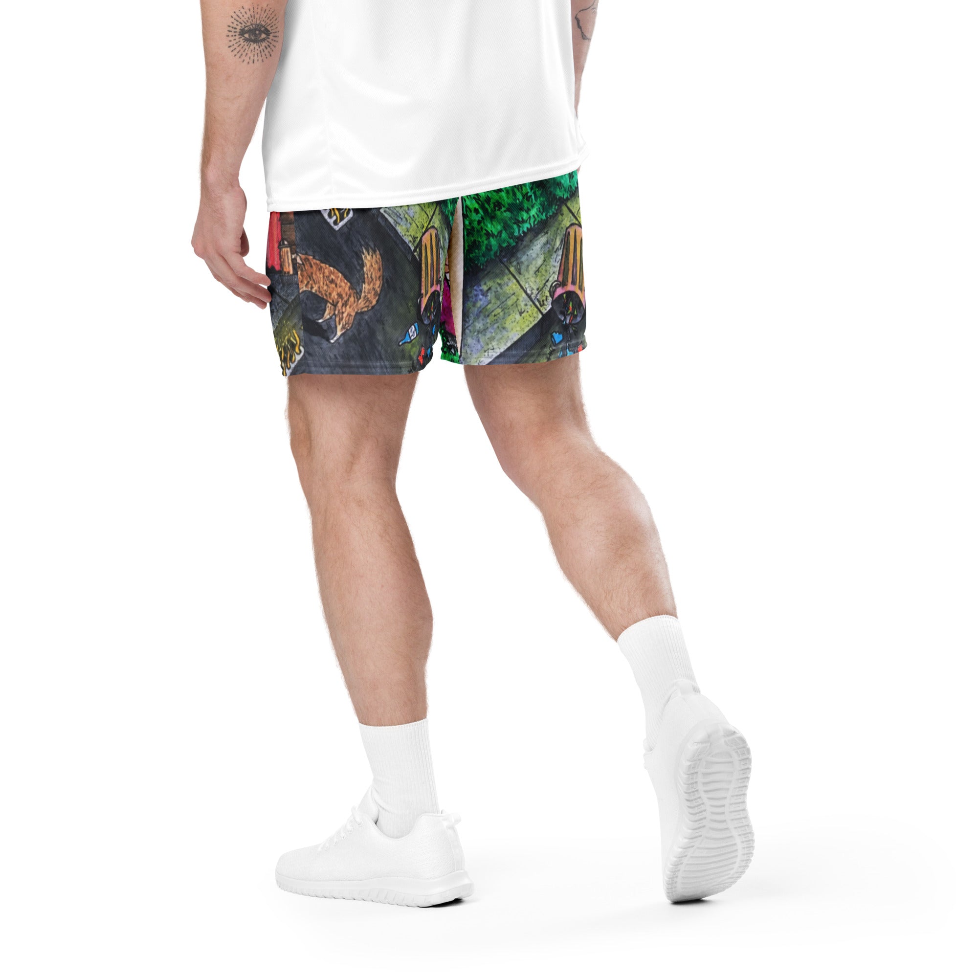 The movie mesh shorts