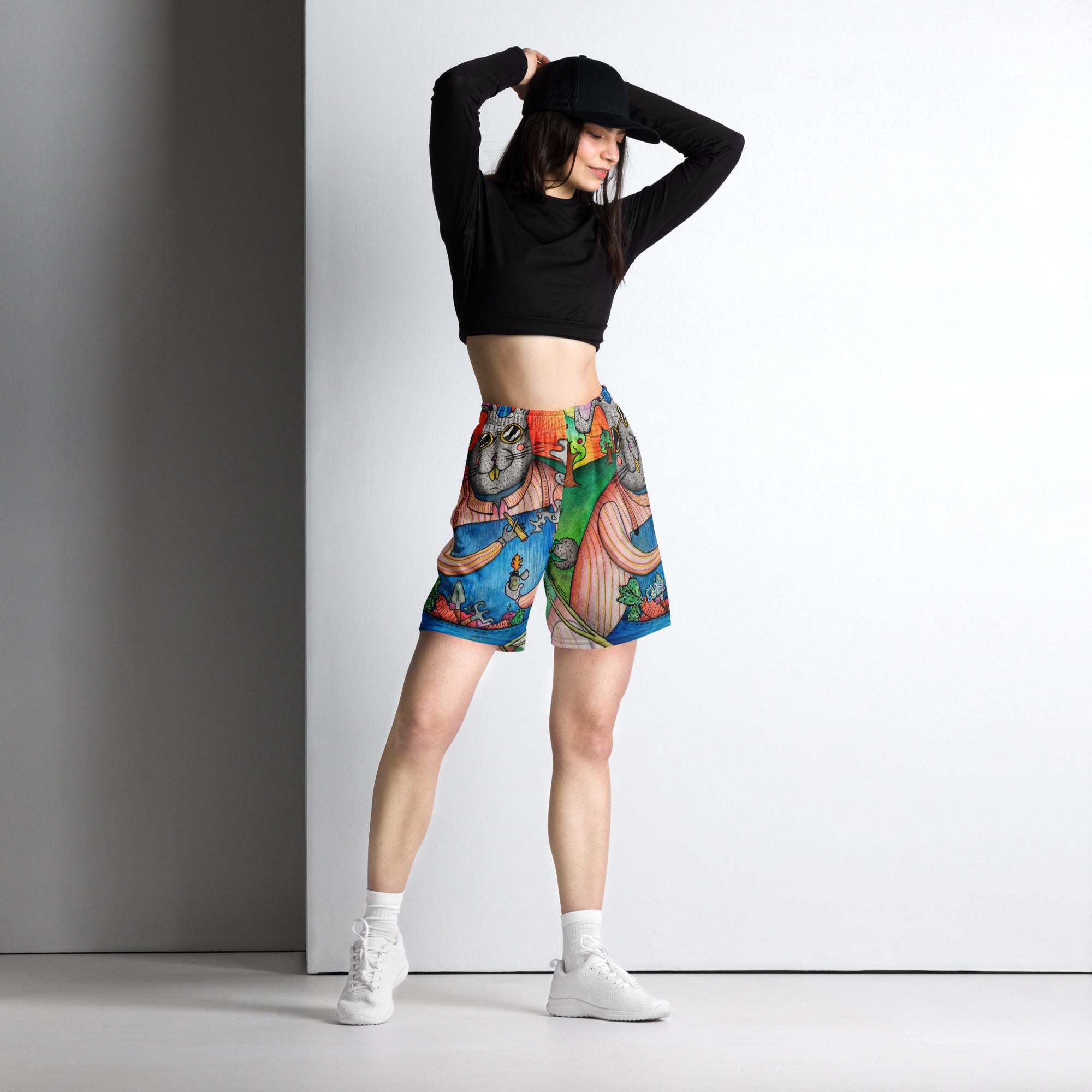 Rabbit mesh shorts