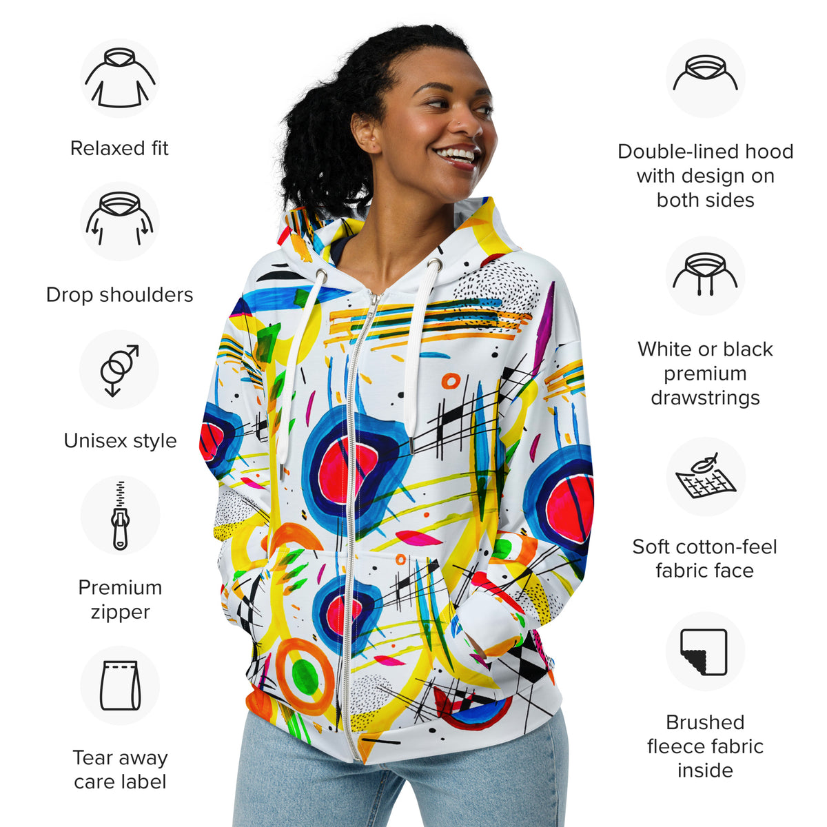 Stellar zip hoodie