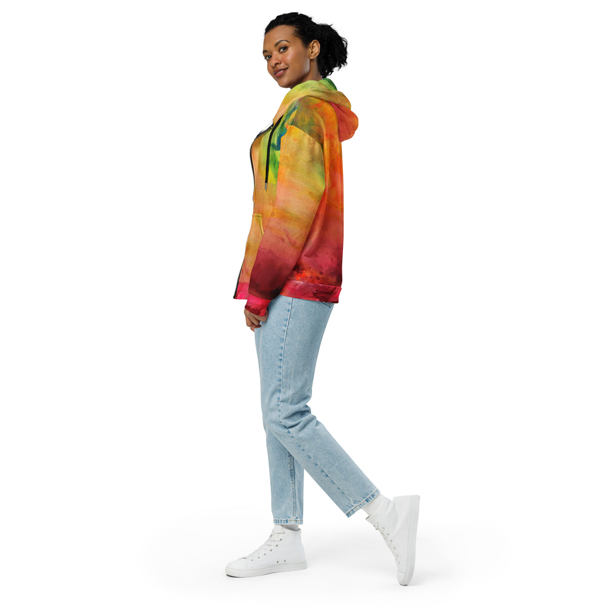 Ink zip hoodie
