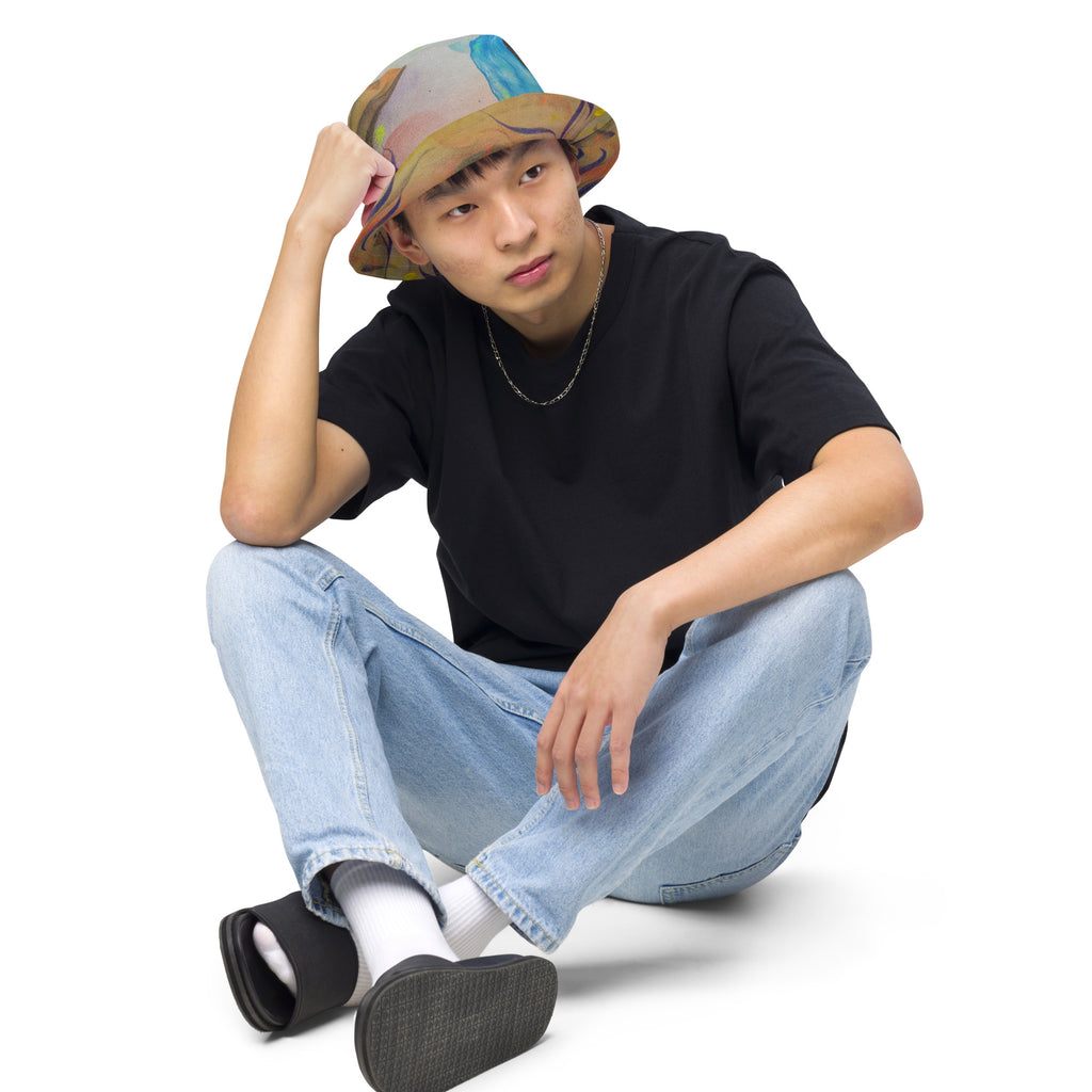 Cosmic teapot Reversible bucket hat