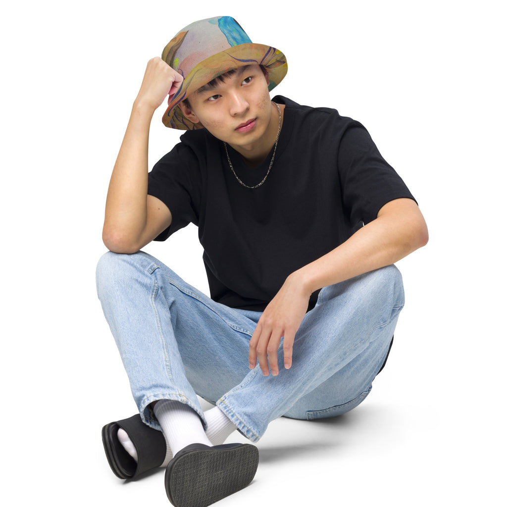 Cosmic teapot Reversible bucket hat