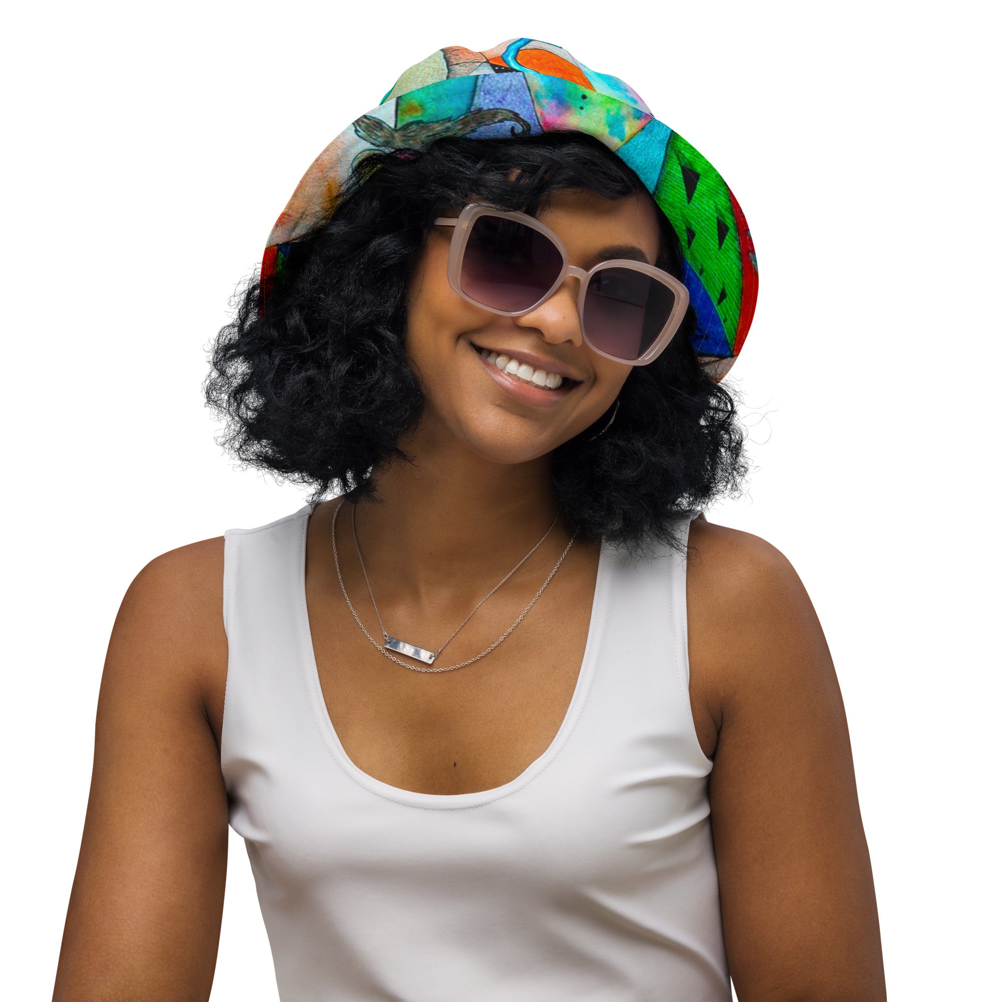 Elemental reversible bucket hat