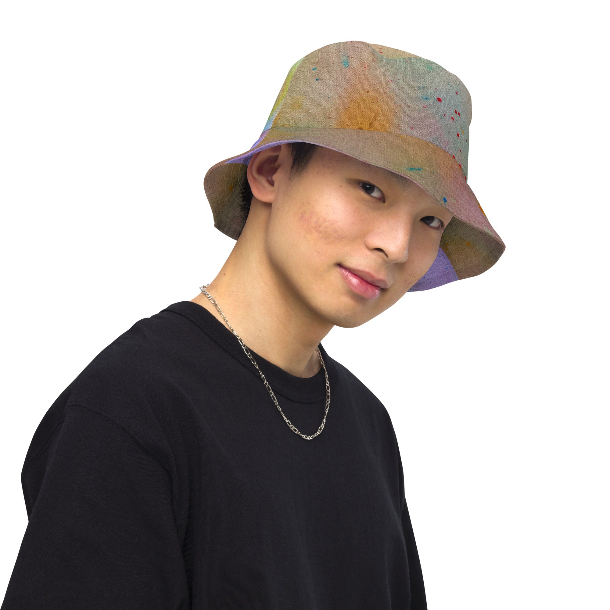 Ink reversible bucket hat