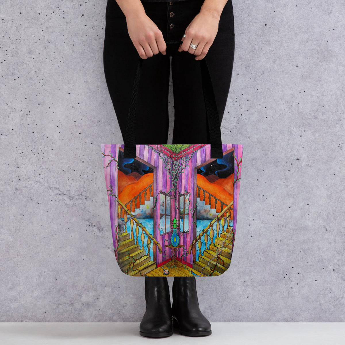 Stairs Tote bag
