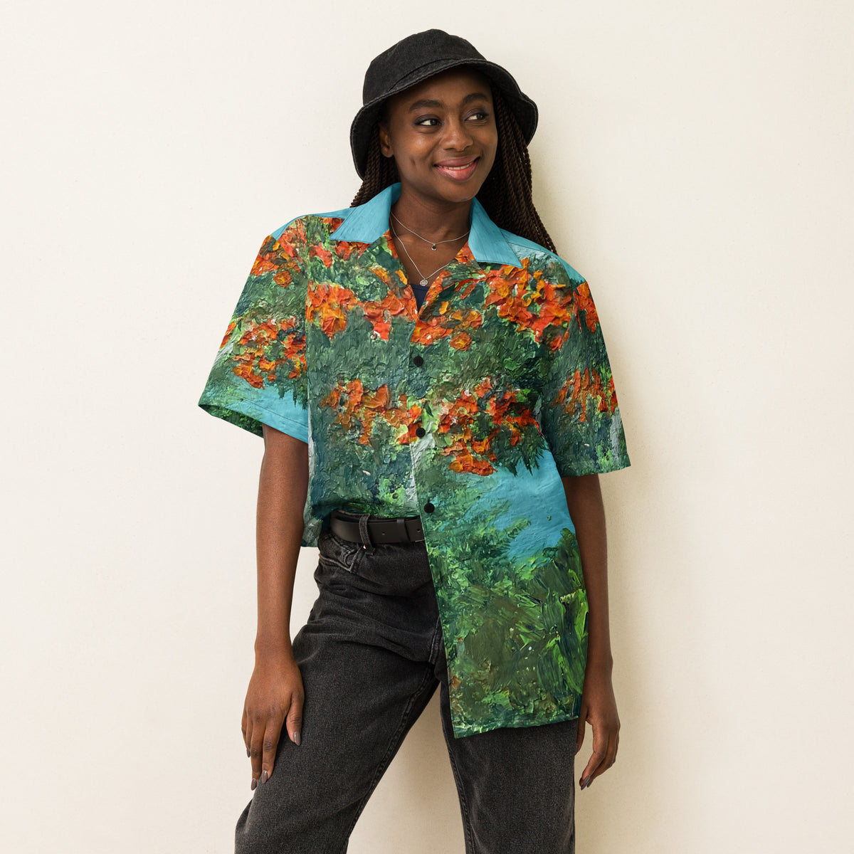 The tree button shirt