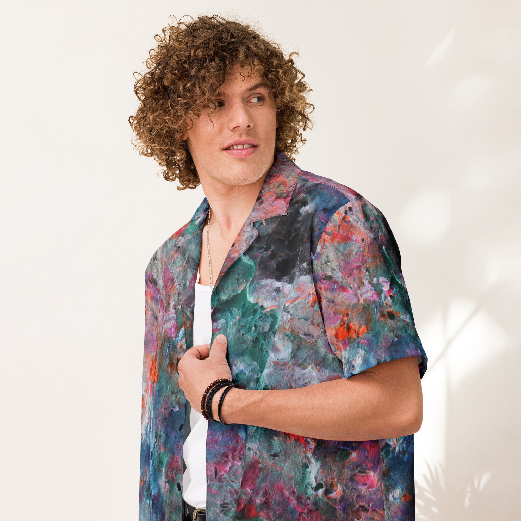 Clouds button shirt