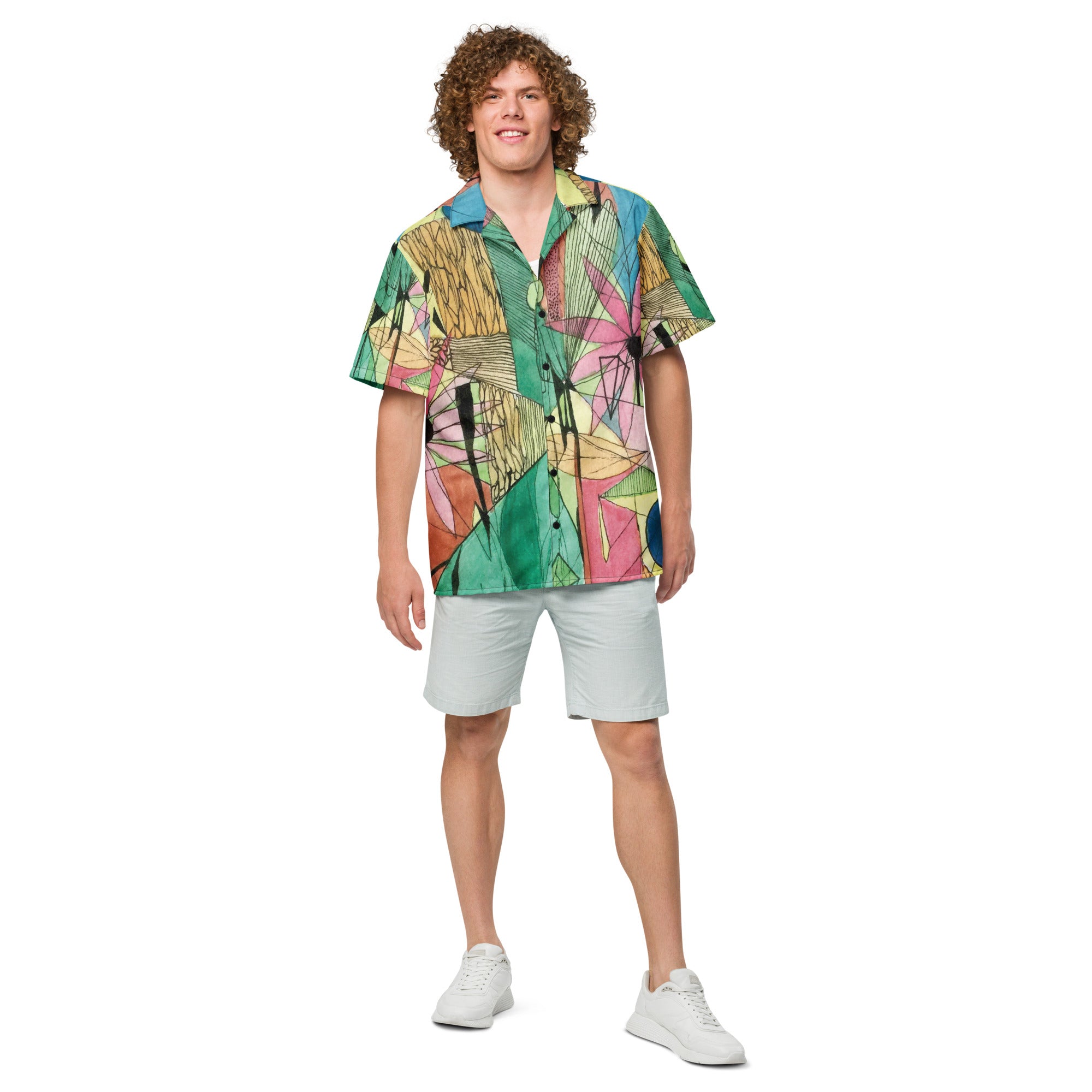 Flowers button shirt