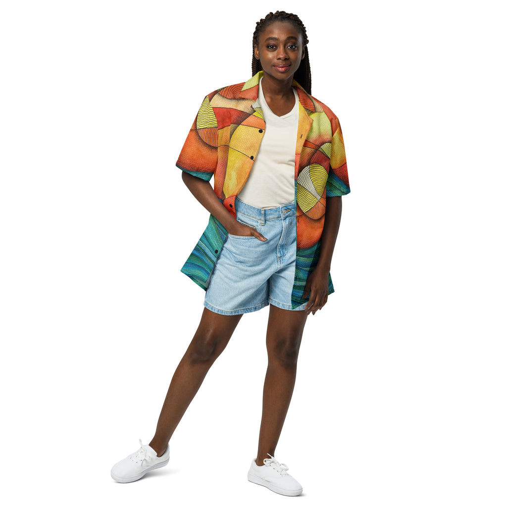 Sunset button shirt