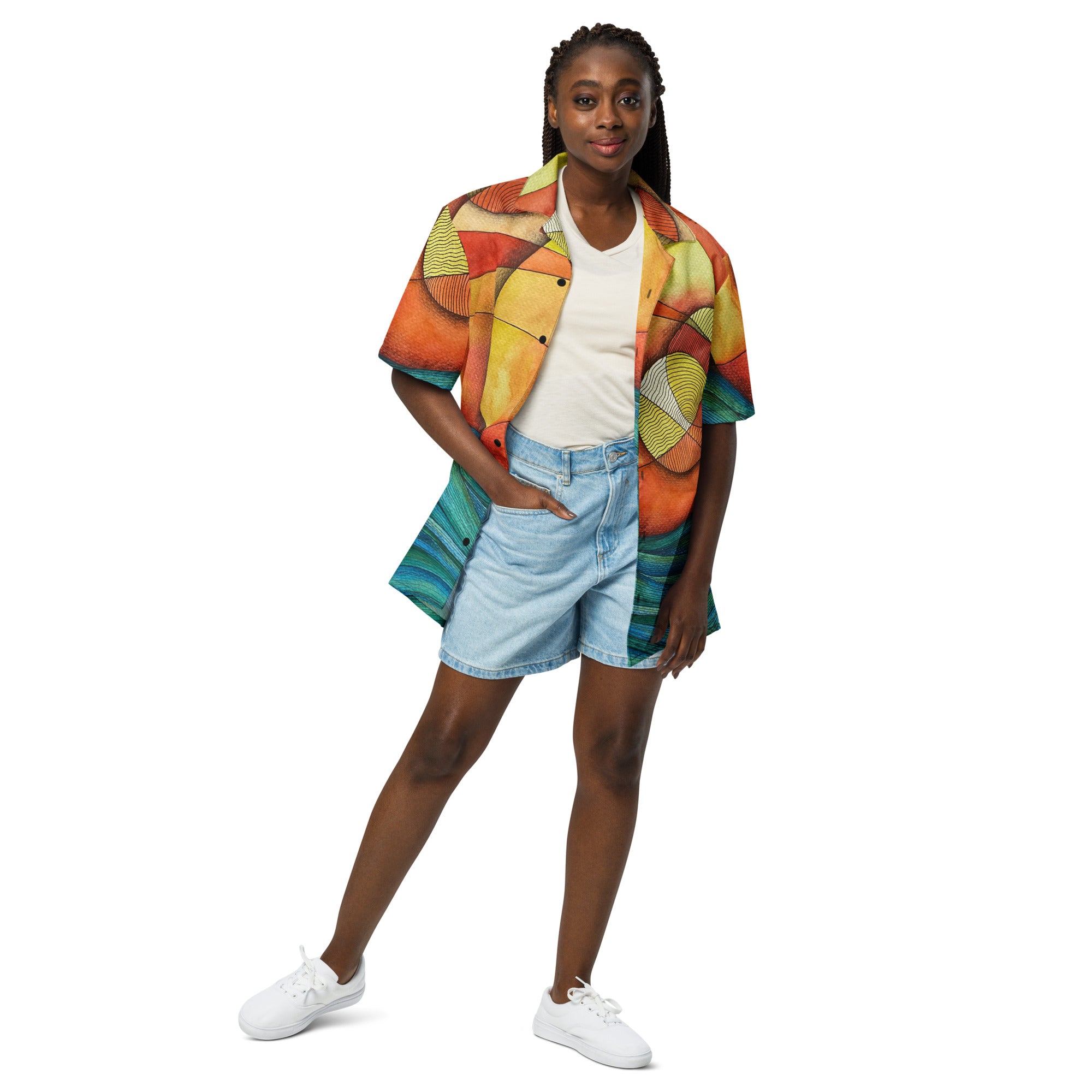 Sunset button shirt
