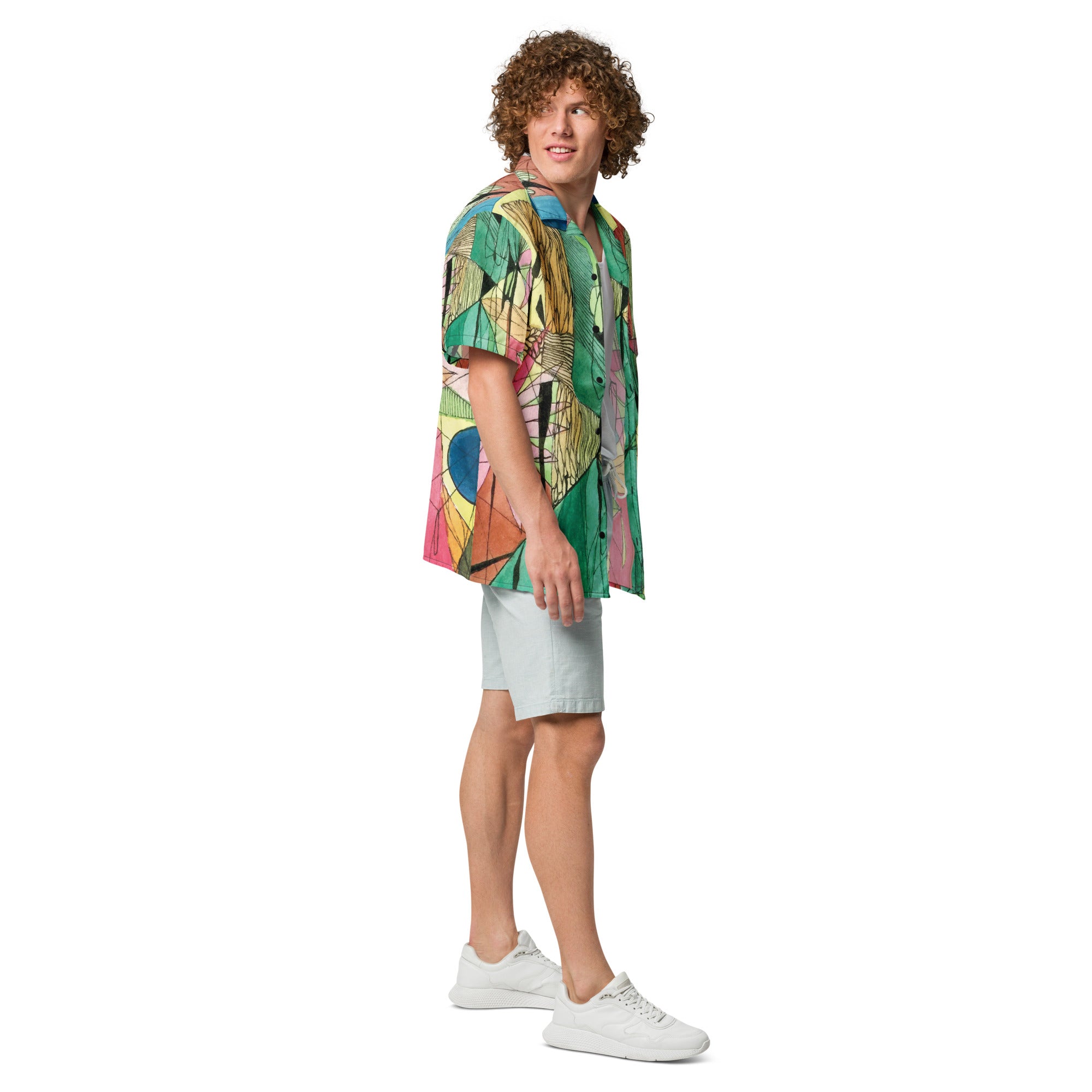 Flowers button shirt
