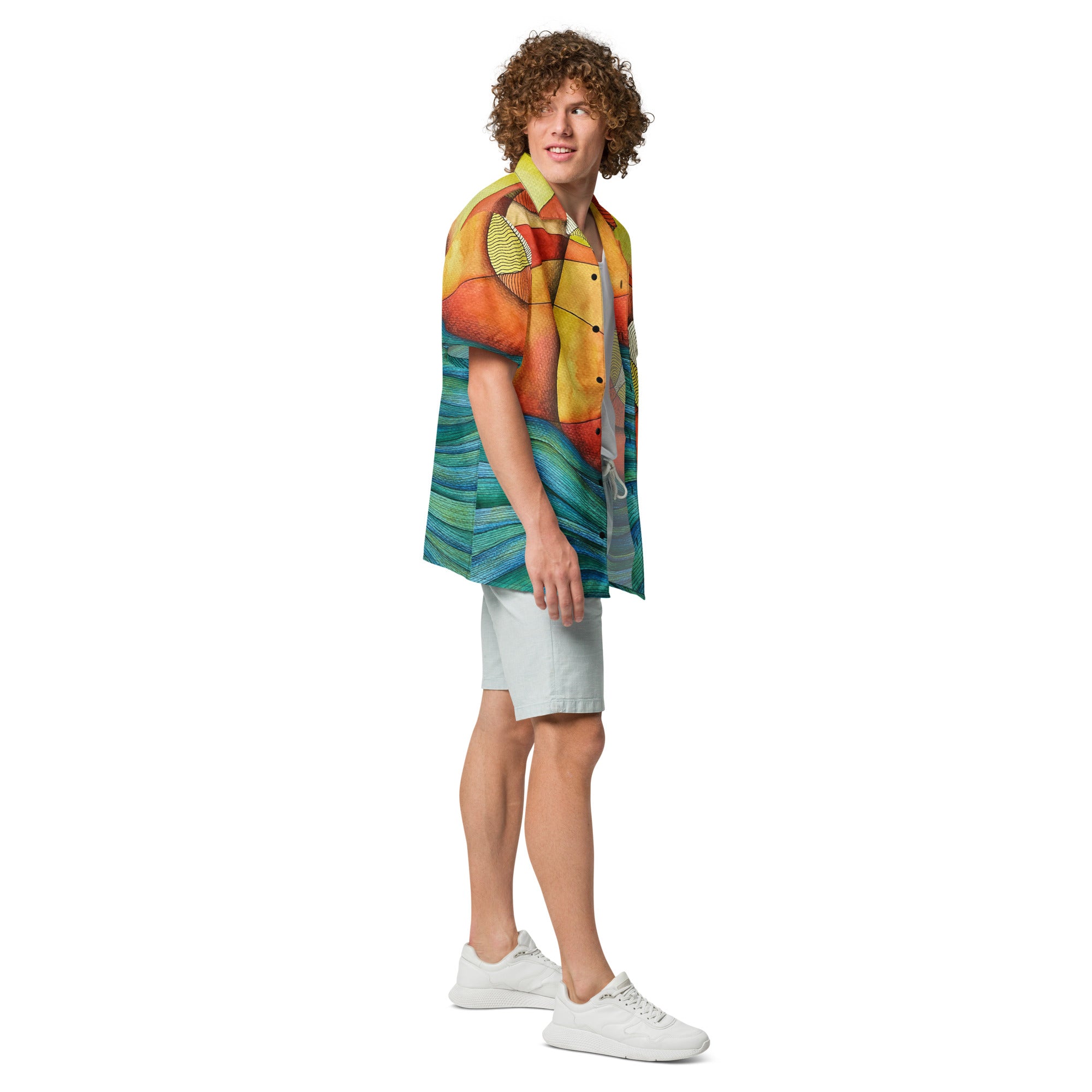Sunset button shirt