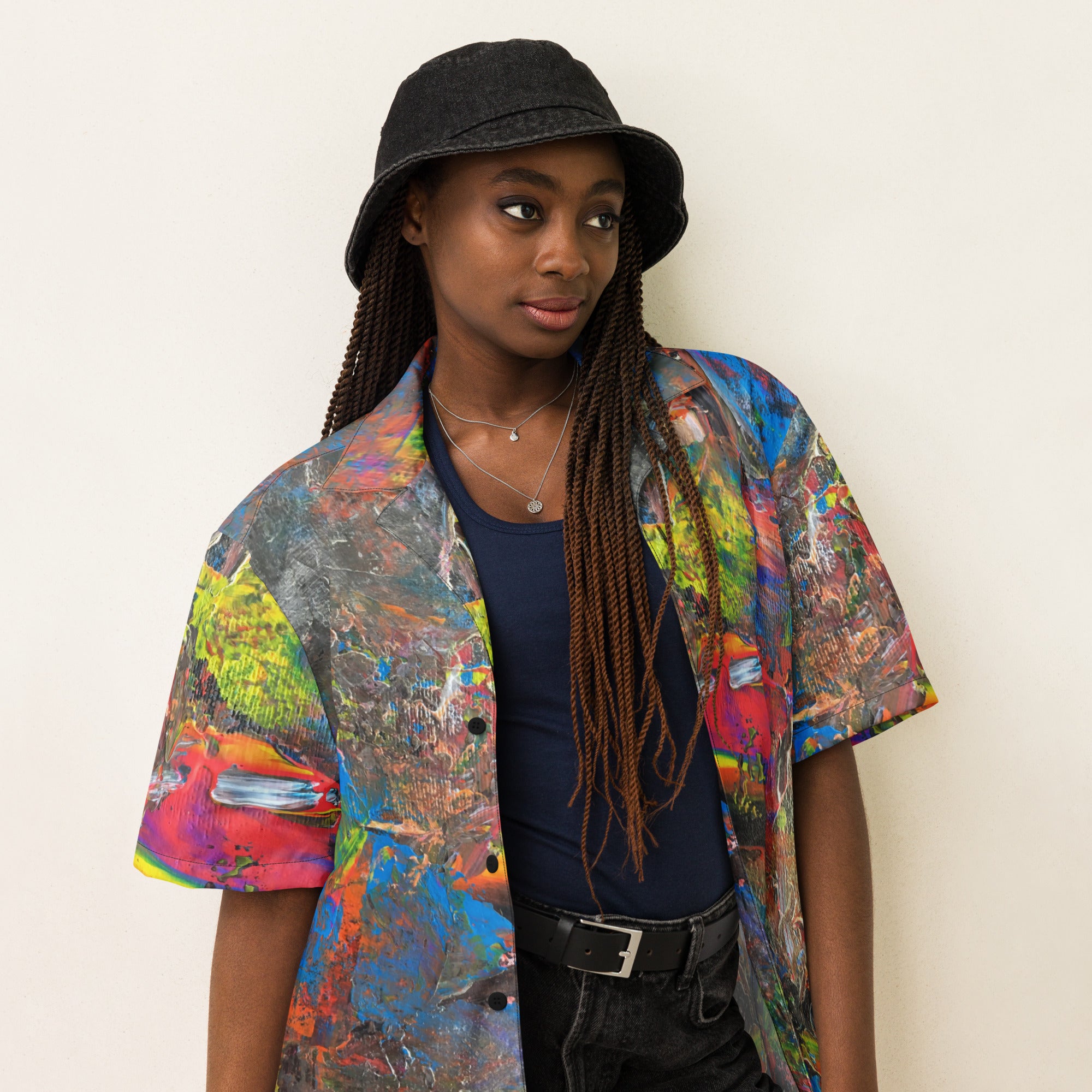 Neón button shirt