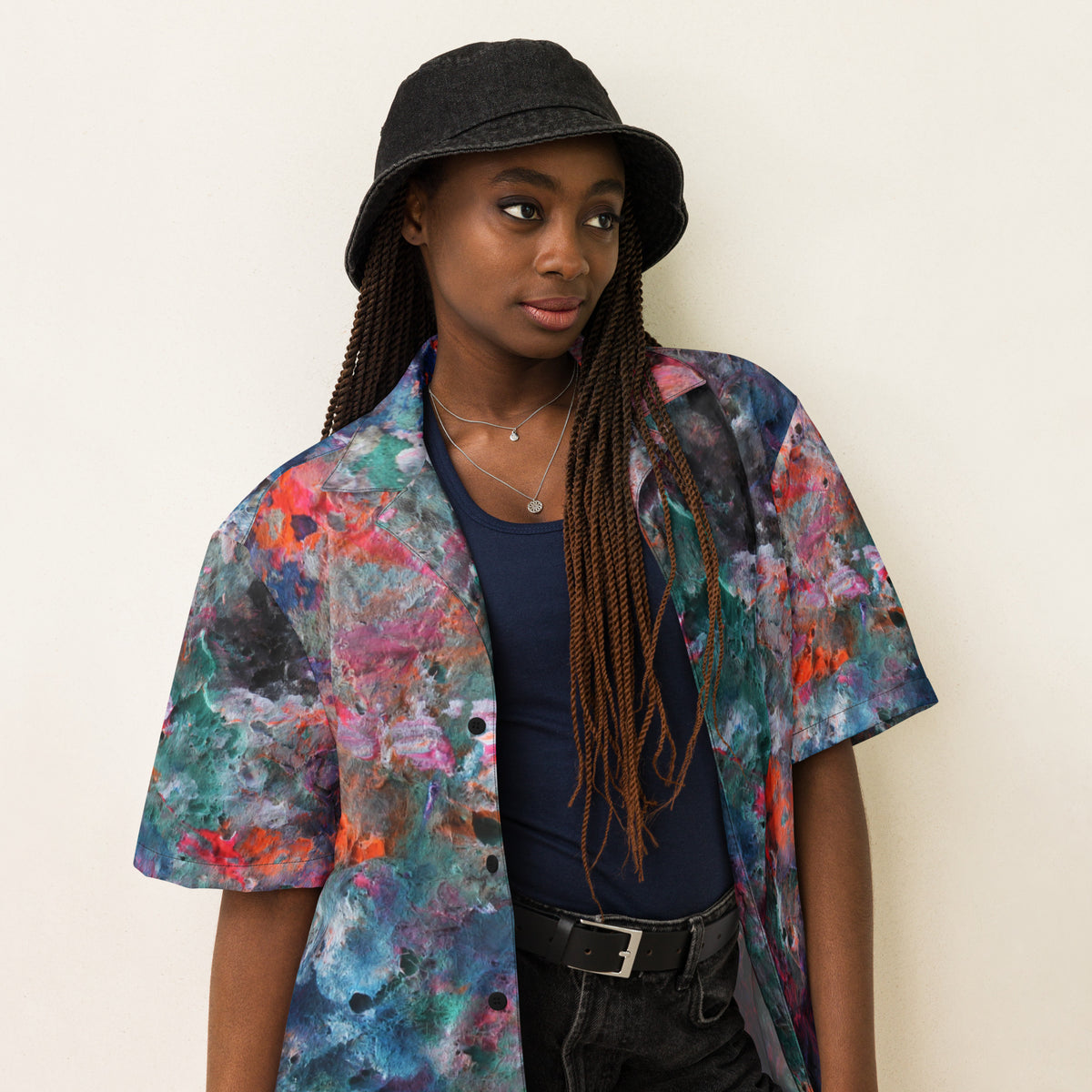 Clouds button shirt