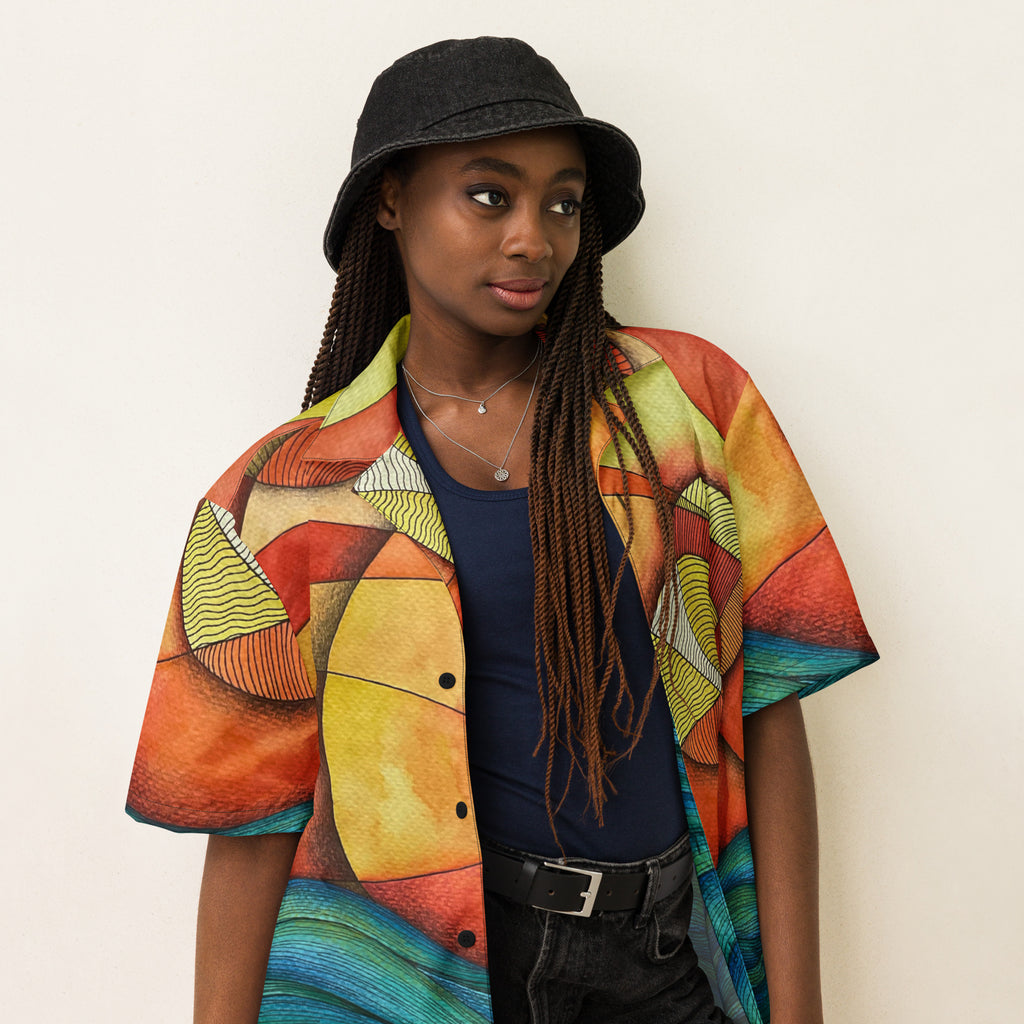 Sunset button shirt