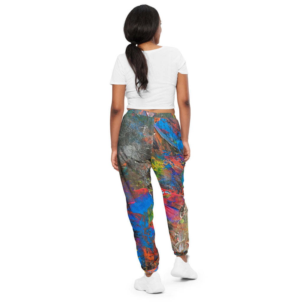 Neon track pants