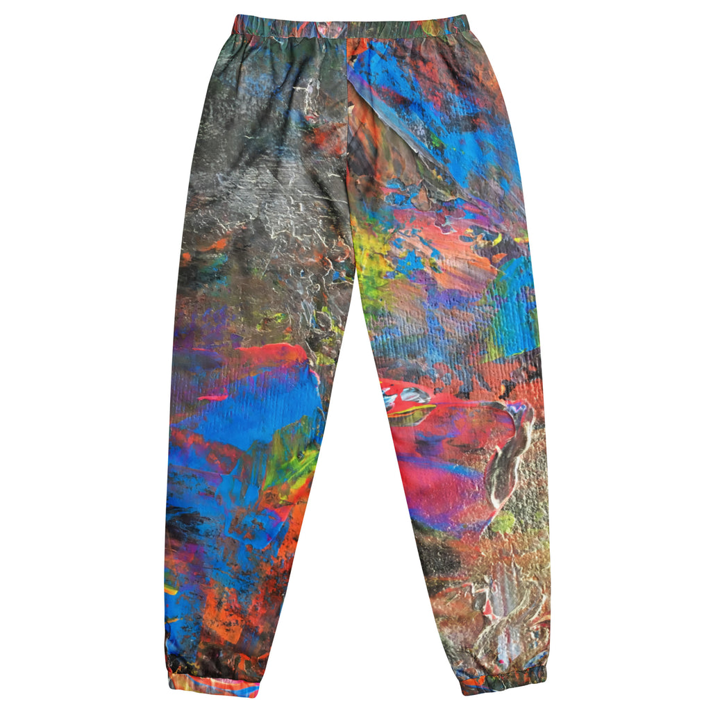 Neon track pants