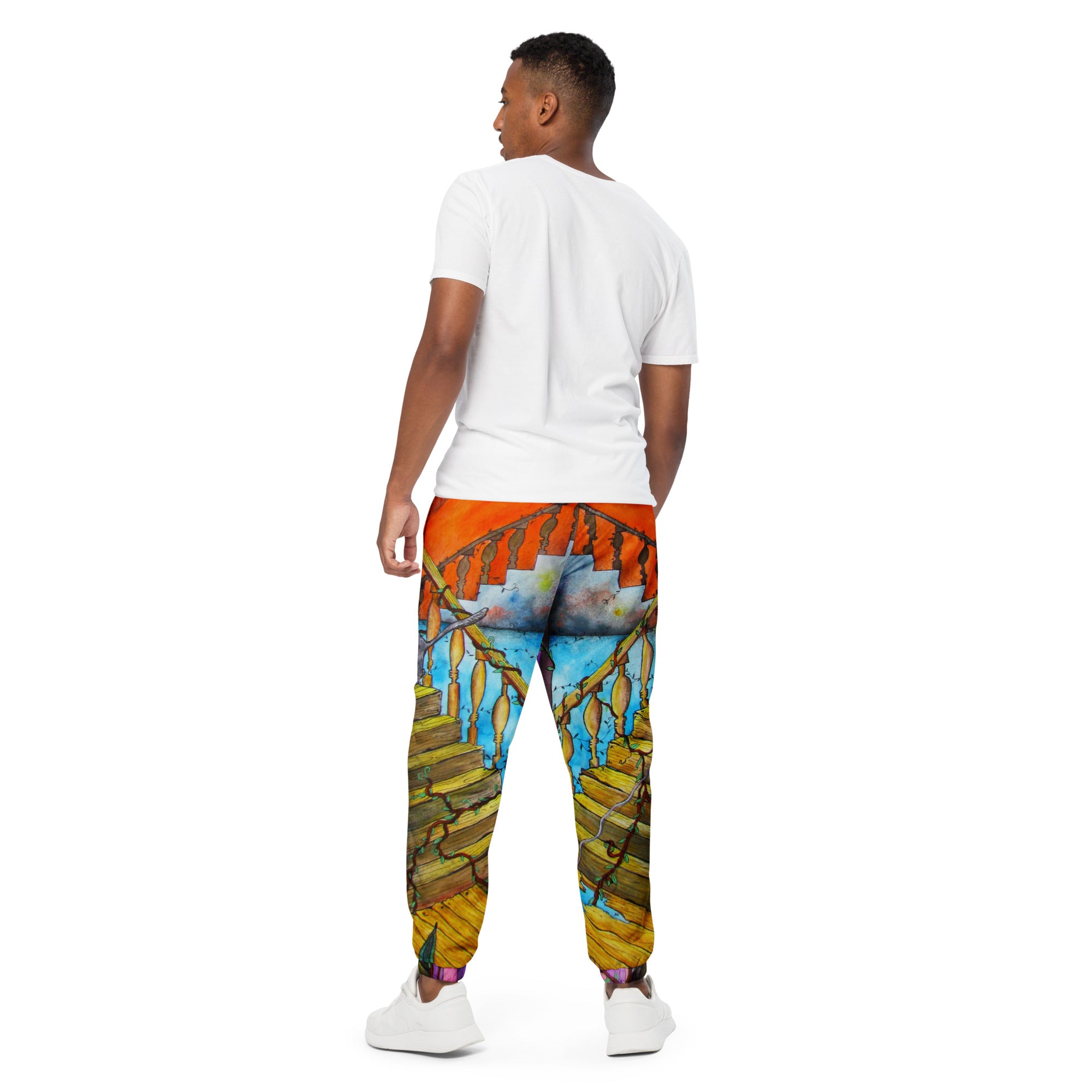 Stairs track pants