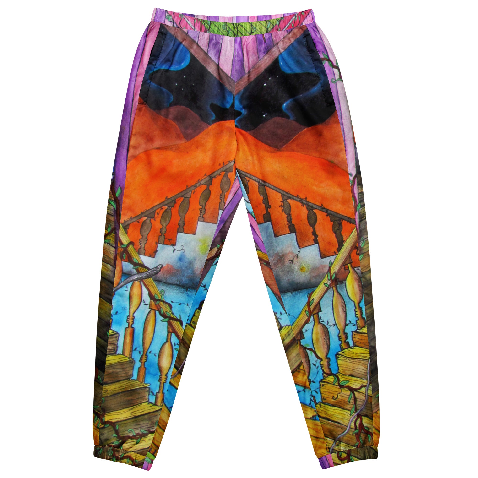 Stairs track pants