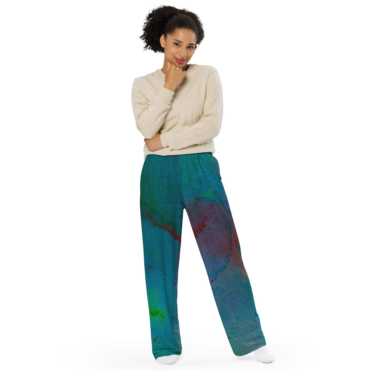 Ink wide-leg pants