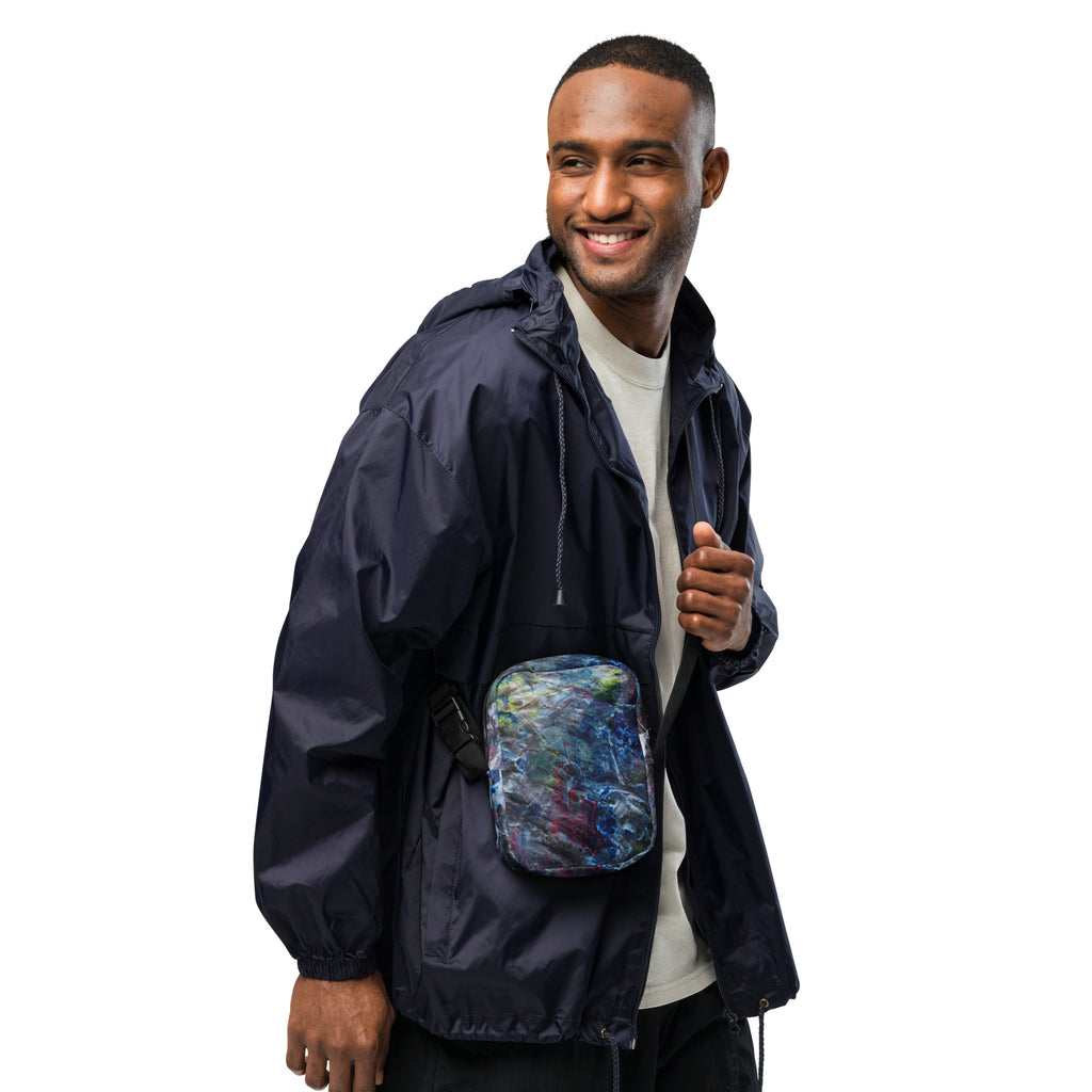 Petroleum crossbody bag