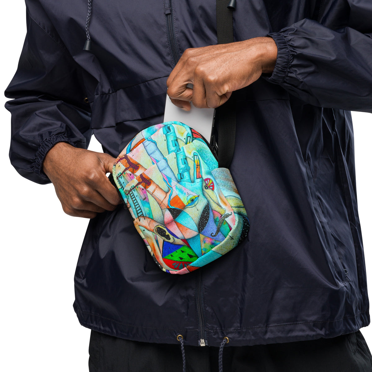 Elemental crossbody bag