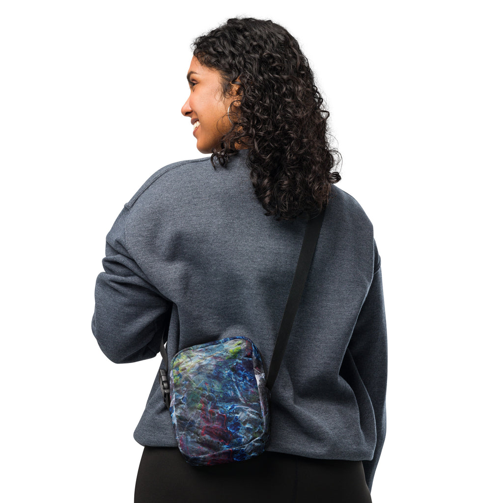 Petroleum crossbody bag