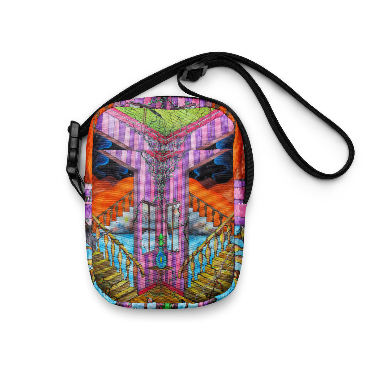 Stairs crossbody bag