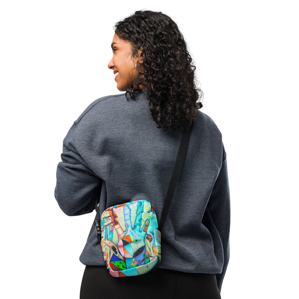 Elemental crossbody bag
