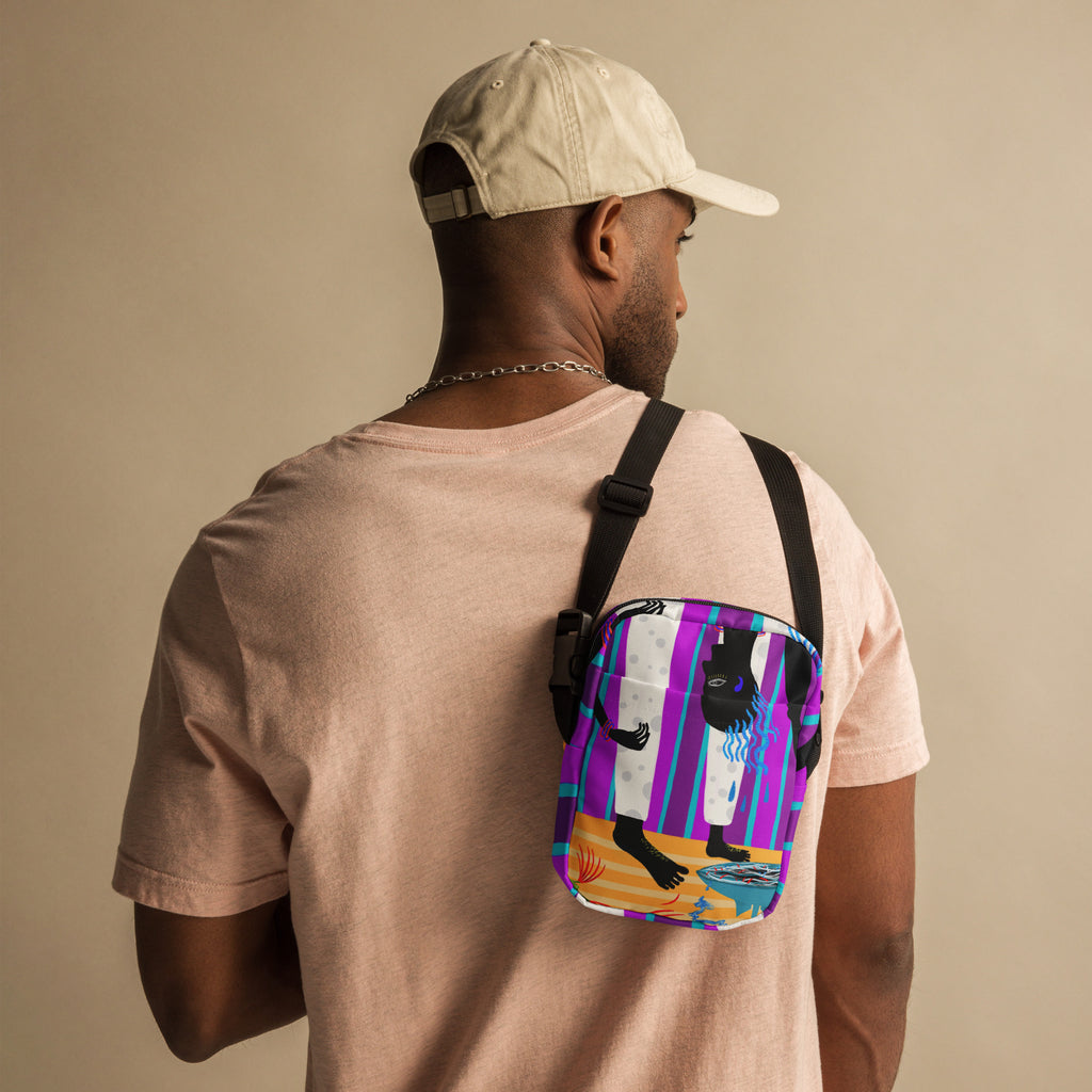 Hair crossbody bag