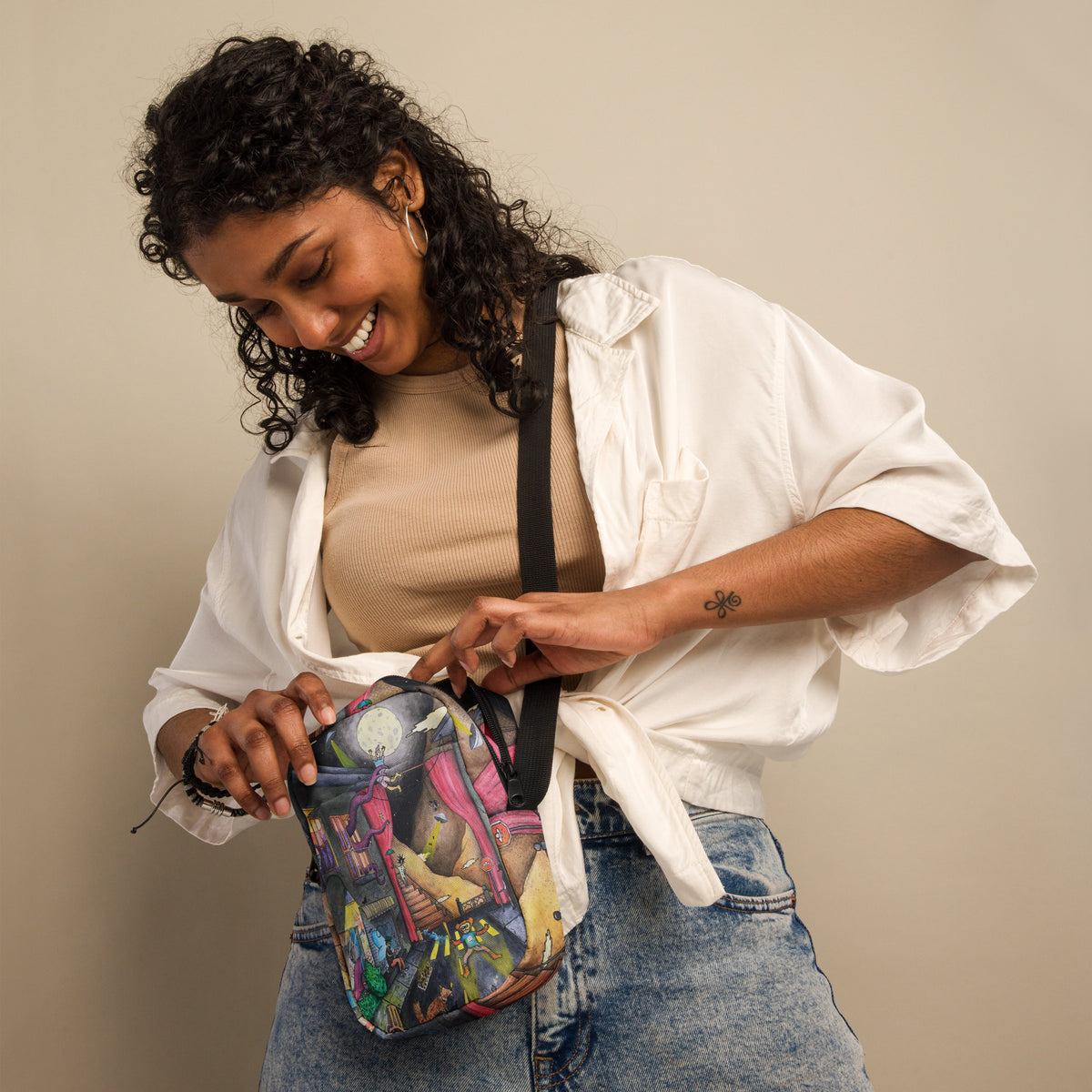 The movie crossbody bag
