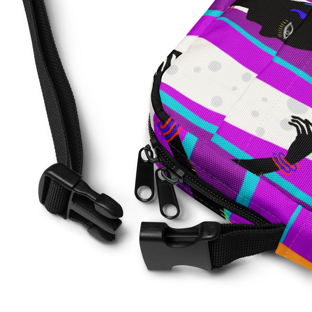 Hair crossbody bag