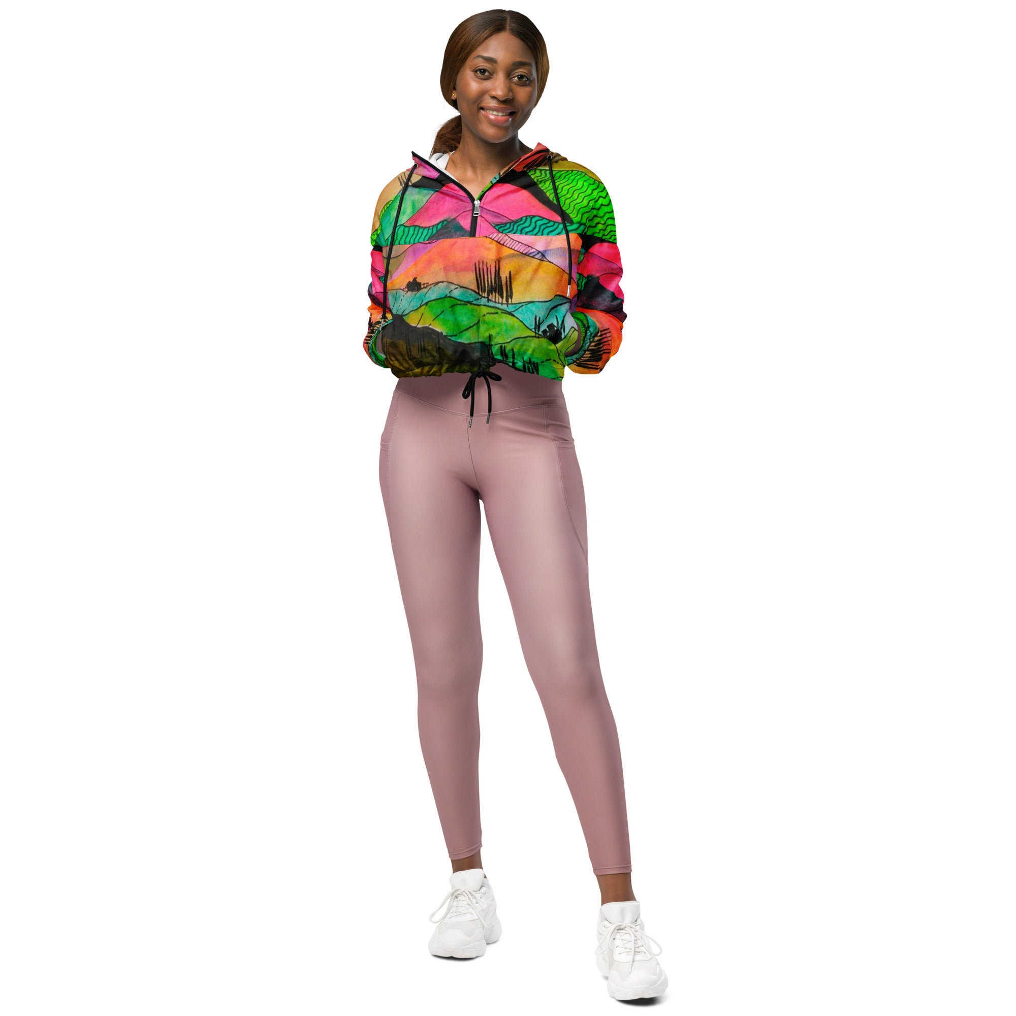 Dreams cropped windbreaker