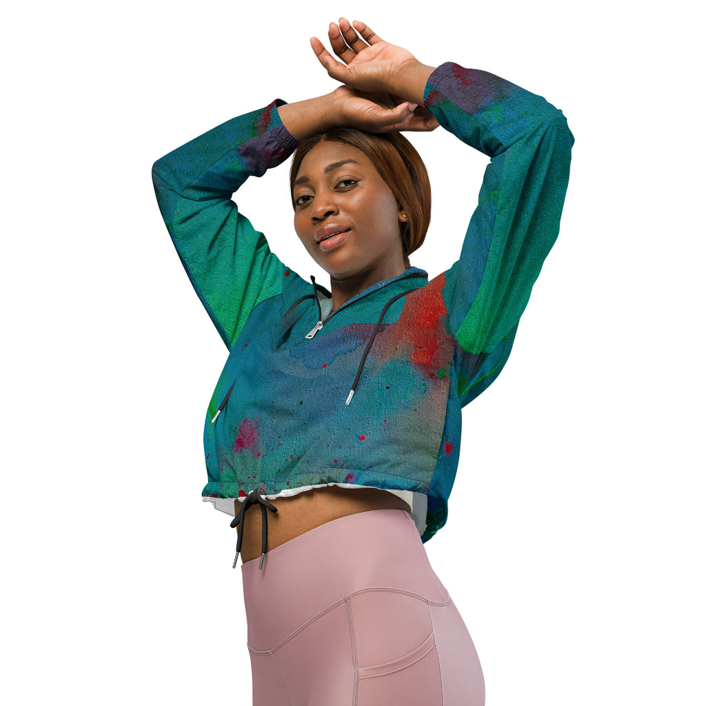 Ink cropped windbreaker