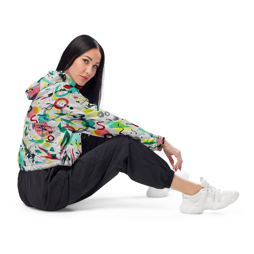 Kitchen rain cropped windbreaker