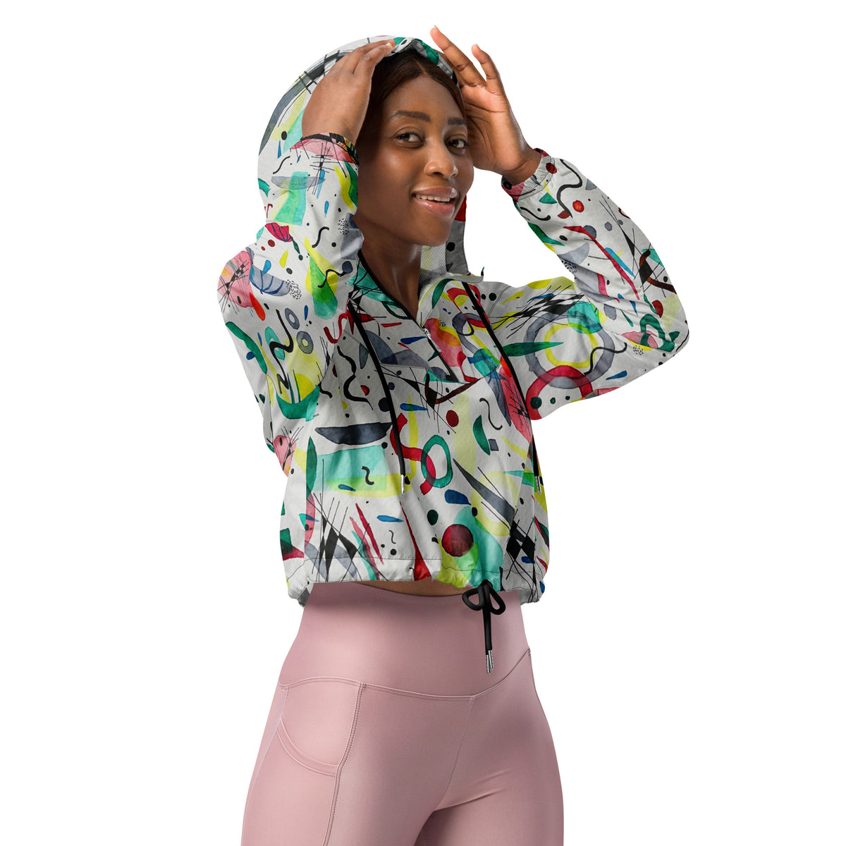 Kitchen rain cropped windbreaker