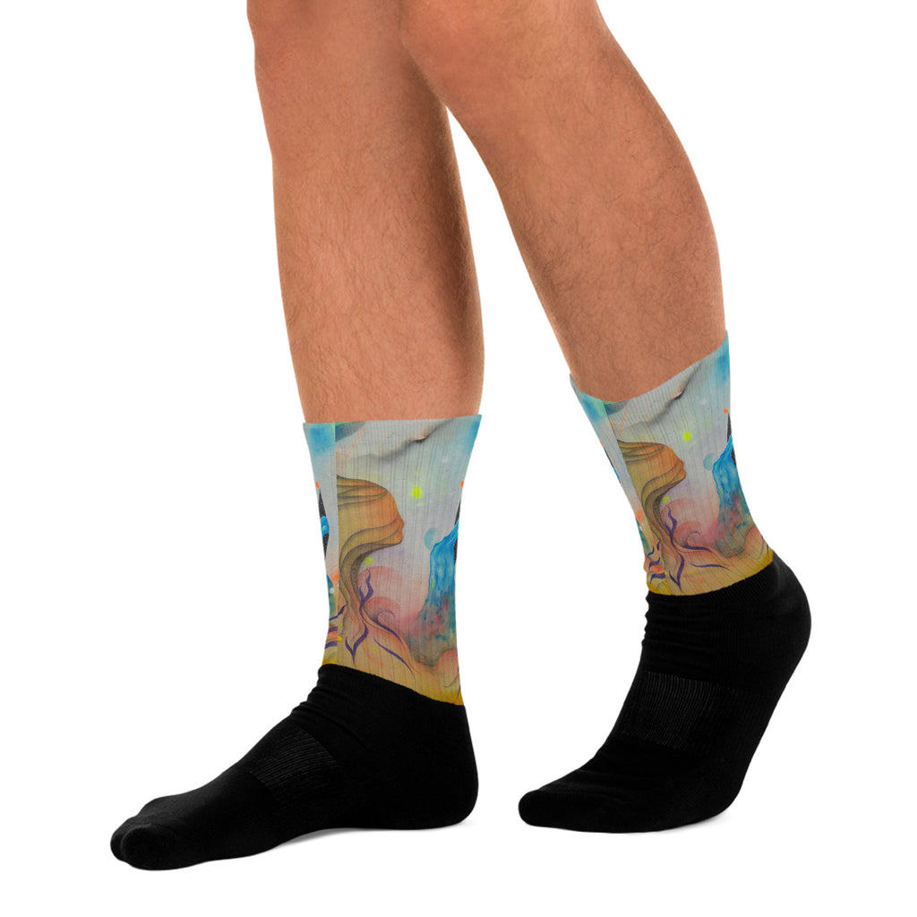 Cosmic teapot Socks