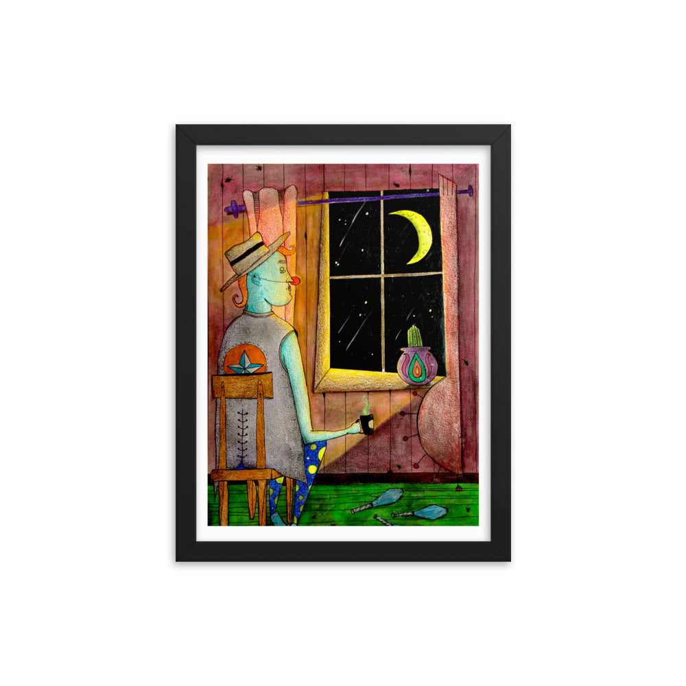Malabar cosmo Framed poster