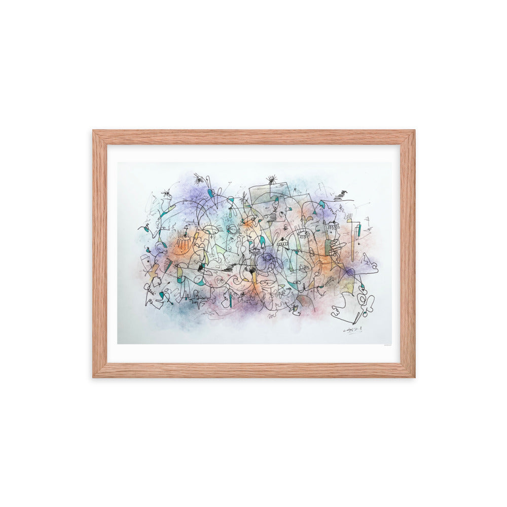 Poeme Framed poster