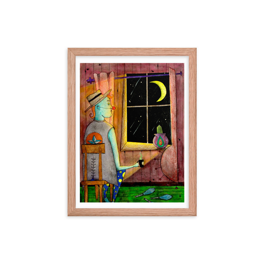 Malabar cosmo Framed poster