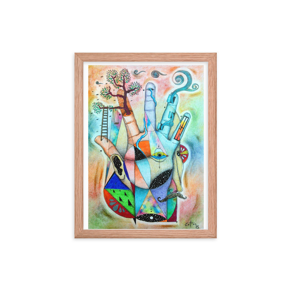 Elemental Framed poster